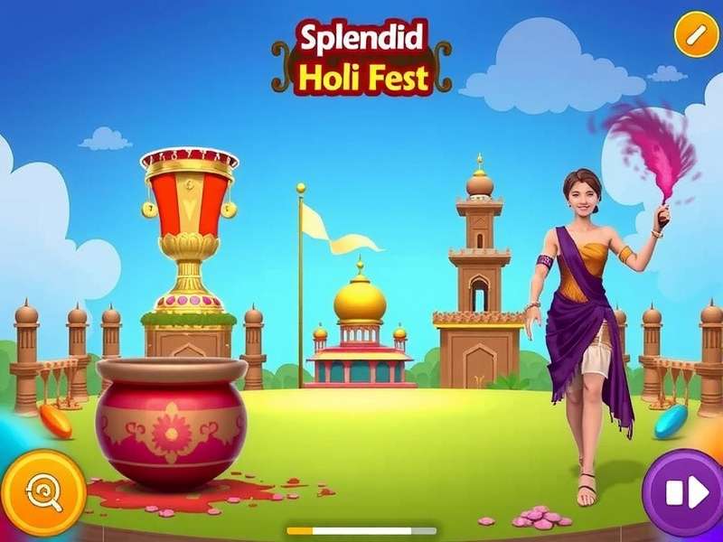 Splendid Holi Fest Game Screenshot